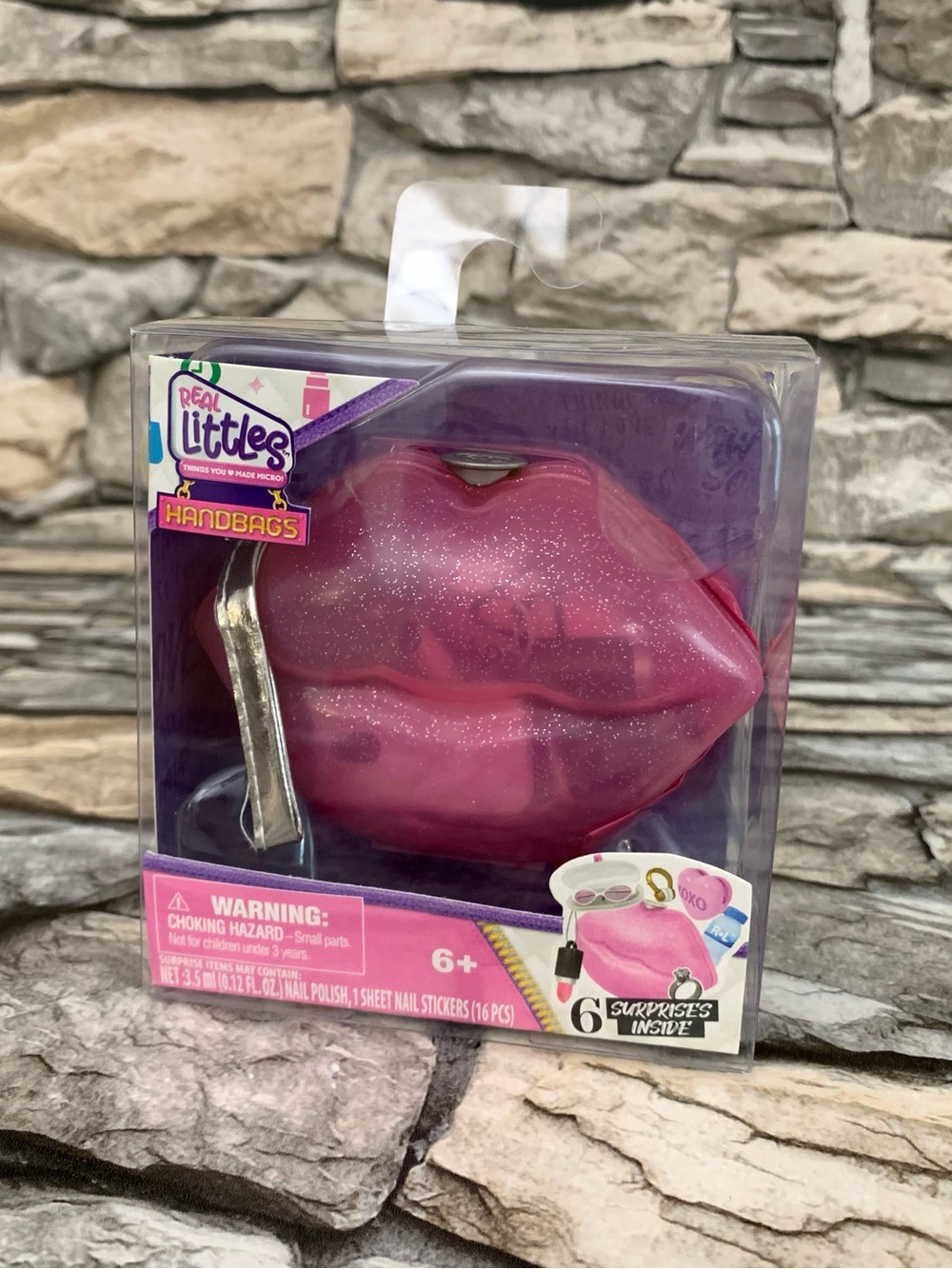 Real Littles Handbags Surprise Lips Purse Mini Doll Accessories Moose Toys New